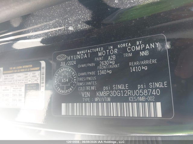 Продажа на аукционе авто 2024 Hyundai Santa Fe Preferred Hybrid Awd With Trend Package, vin: KM8P3DG12RU058740, номер лота: 12610556