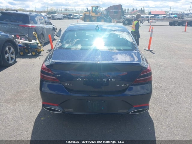 2026 Genesis G70 Prestige მანქანა იყიდება აუქციონზე, vin: KMTG34SC9TU164351, აუქციონის ნომერი: 12610605