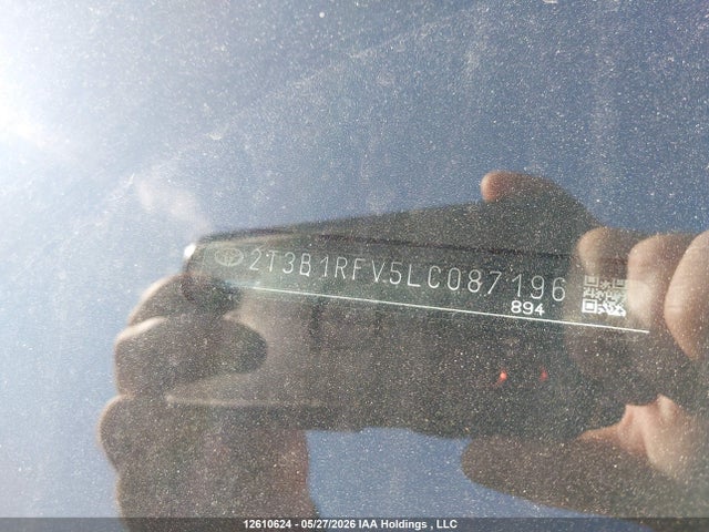 2020 Toyota Rav4 Le მანქანა იყიდება აუქციონზე, vin: 2T3B1RFV5LC087196, აუქციონის ნომერი: 12610624