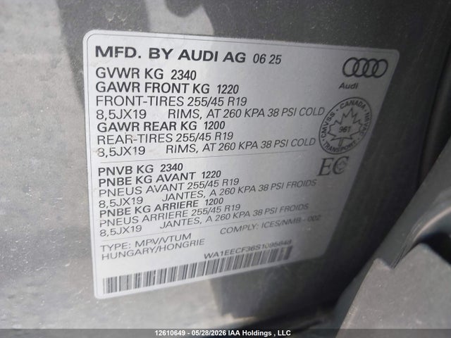WA1EECF36S1095648 Audi Q3 Premium Plus S Line 45