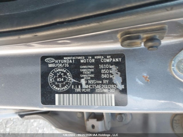 Продажа на аукционе авто 2016 Hyundai Accent Se, vin: KMHCT5AE2GU282474, номер лота: 12610682