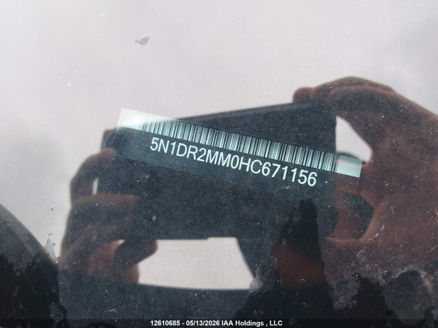 5N1DR2MM0HC671156 Nissan Pathfinder S/sv/sl/platinum