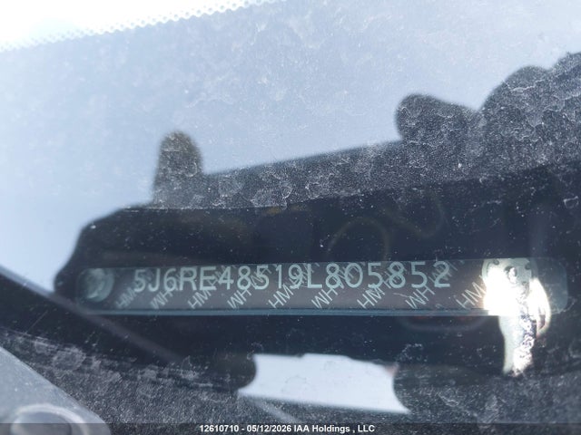12610710 :رقم المزاد ، 5J6RE48519L805852 vin ، 2009 Honda Cr-v Ex مزاد بيع