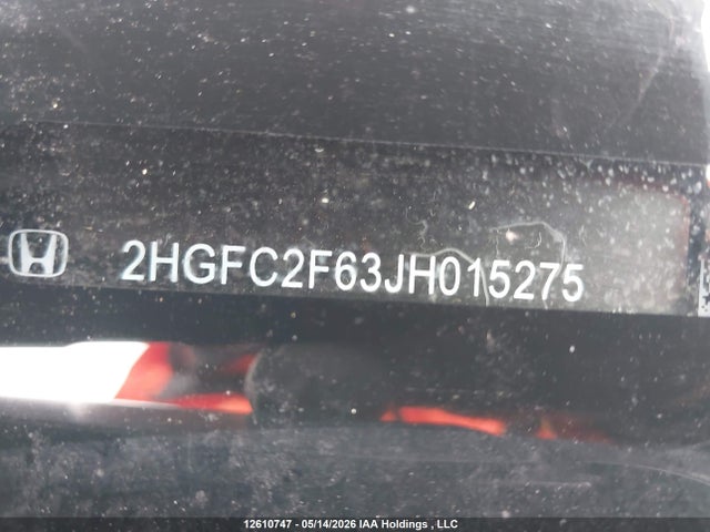 Продаж на аукціоні авто 2018 Honda Civic, vin: 2HGFC2F63JH015275, номер лоту: 12610747