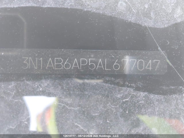 Aukcja sprzedaży 2010 Nissan Sentra 2.0/2.0s/sr/2.0sl, vin: 3N1AB6AP5AL677047, numer aukcji: 12610777