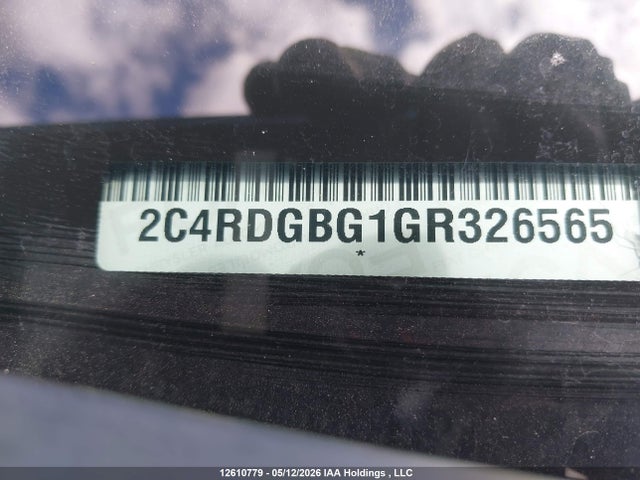 Продажа на аукционе авто 2016 Dodge Grand Caravan Se, vin: 2C4RDGBG1GR326565, номер лота: 12610779