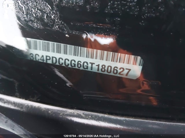 12610784 :رقم المزاد ، 3C4PDCCG6GT180627 vin ، 2016 Dodge Journey Sxt/limited مزاد بيع