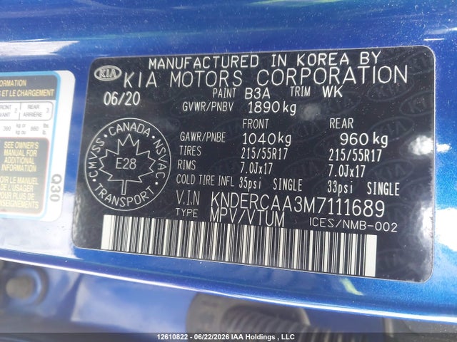 KIA SELTOS EX 2021 KNDERCAA3M7111689 Image 9