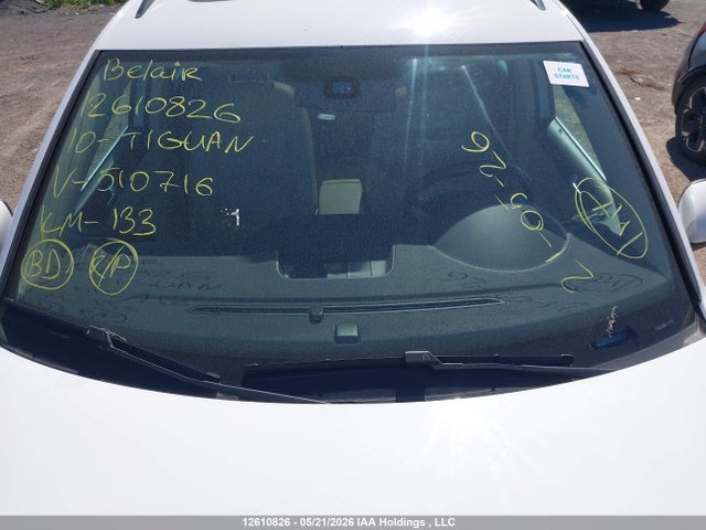 12610826 :رقم المزاد ، WVGBV7AX4AW510716 vin ، 2010 Volkswagen Tiguan مزاد بيع