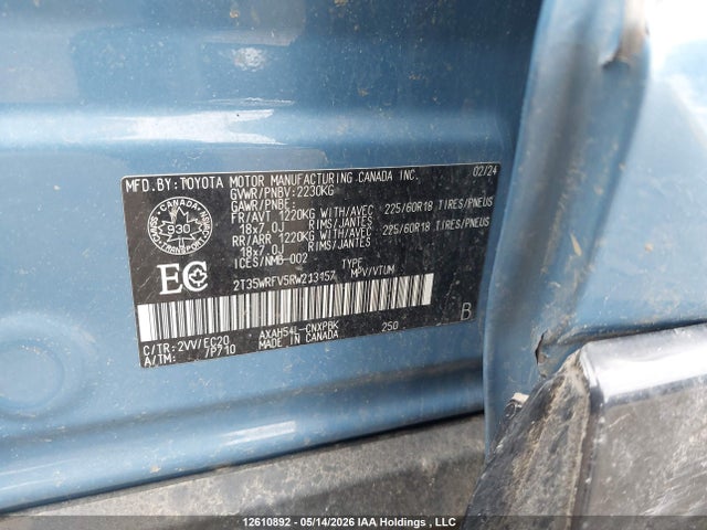Aukcja sprzedaży 2024 Toyota Rav4 Hybrid Xse, vin: 2T35WRFV5RW213157, numer aukcji: 12610892
