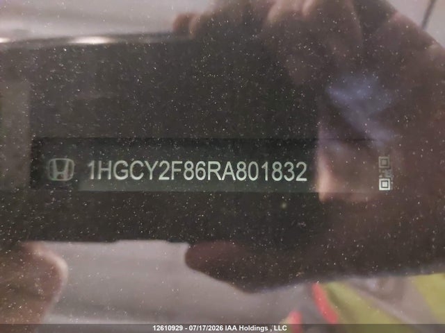 Auction sale of the 2024 Honda Accord Hybrid Touring, vin: 1HGCY2F86RA801832, lot number: 12610929