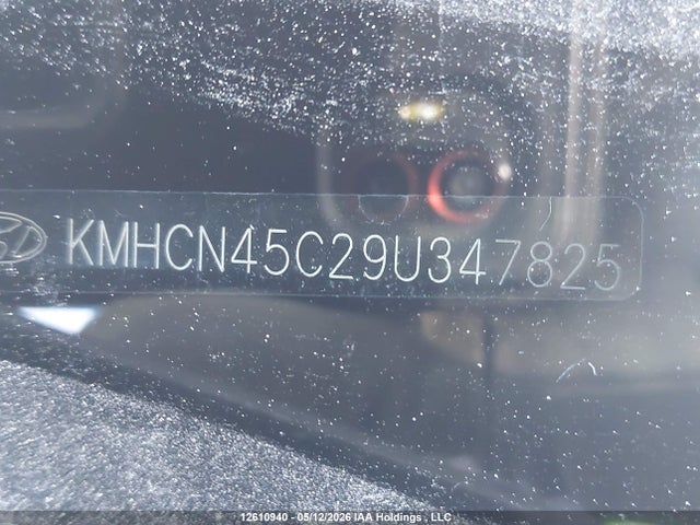 2009 Hyundai Accent Gls მანქანა იყიდება აუქციონზე, vin: KMHCN45C29U347825, აუქციონის ნომერი: 12610940
