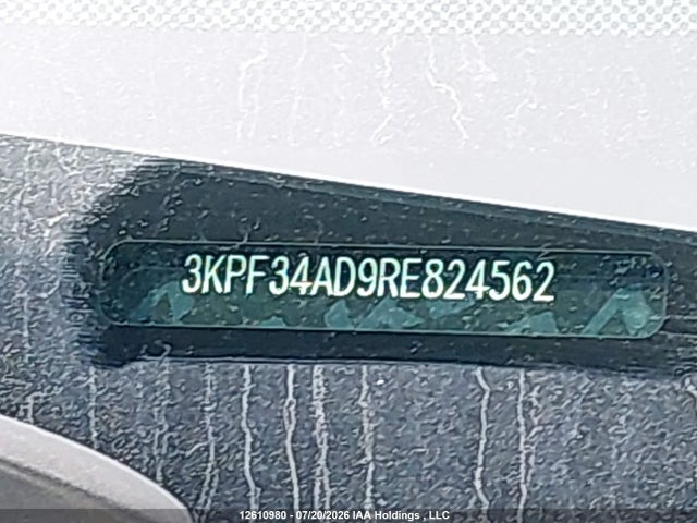 12610980 :رقم المزاد ، 3KPF34AD9RE824562 vin ، 2024 Kia Forte Ex/ex Premium/ex+ مزاد بيع
