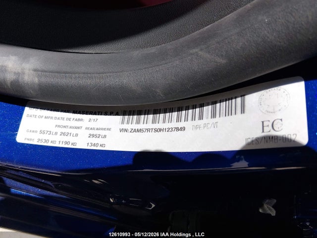 ZAM57RTS0H1237849 Maserati Ghibli S/q4/sport