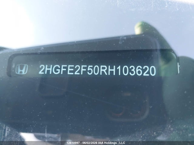 2HGFE2F50RH103620 Honda Civic
