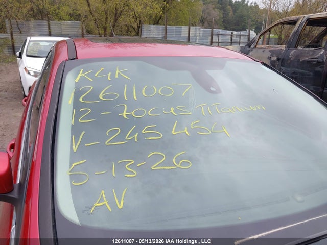 12611007 :رقم المزاد ، 1FAHP3N28CL245454 vin ، 2012 Ford Focus Titanium مزاد بيع