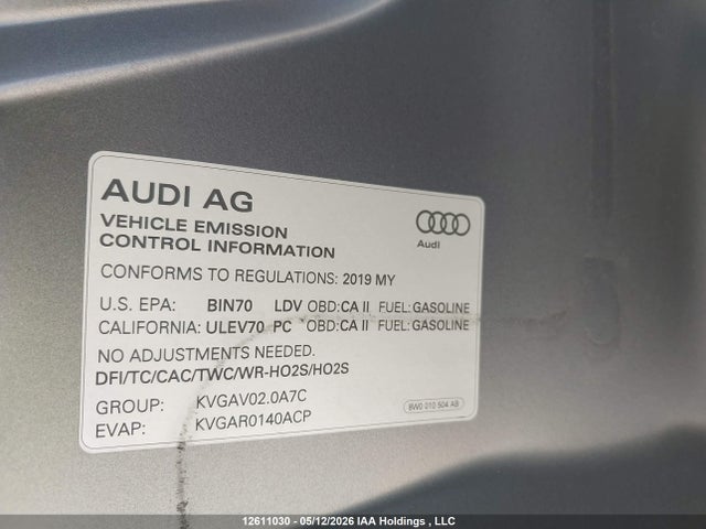 WAUENCF53KA023925 Audi A5 45 Progressiv
