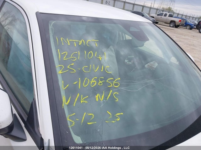 Aukcja sprzedaży 2025 Honda Civic, vin: 2HGFE2F26SH106856, numer aukcji: 12611041