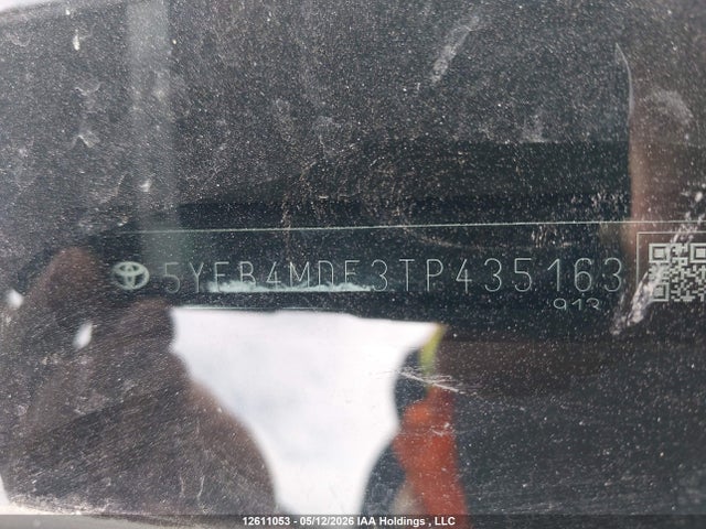 12611053 :رقم المزاد ، 5YFB4MDE3TP435163 vin ، 2026 Toyota Corolla Le مزاد بيع