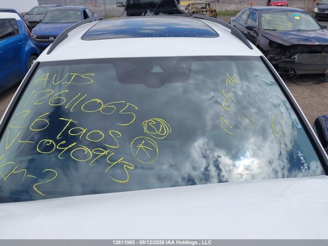 12611065 :رقم المزاد ، 3VV2C7B27TM040943 vin ، 2026 Volkswagen Taos Se Black مزاد بيع