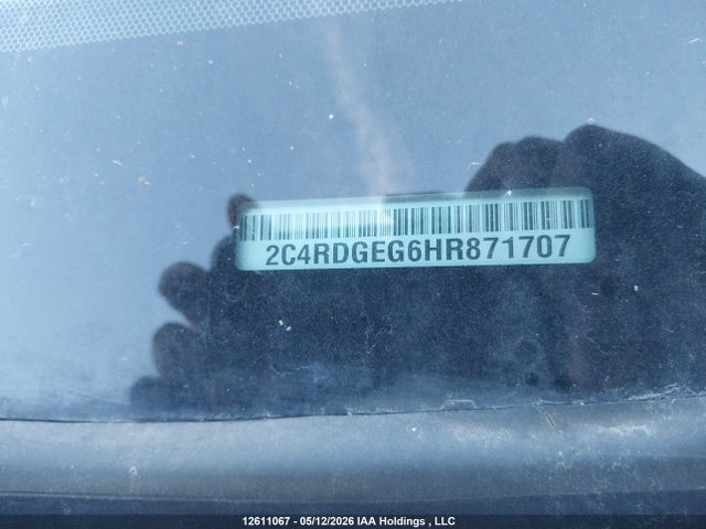 Продажа на аукционе авто 2017 Dodge Grand Caravan Gt, vin: 2C4RDGEG6HR871707, номер лота: 12611067