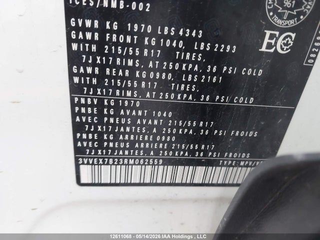 2024 Volkswagen Taos Se მანქანა იყიდება აუქციონზე, vin: 3VVEX7B23RM062559, აუქციონის ნომერი: 12611068