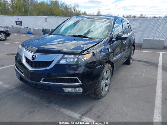 12611070 :رقم المزاد ، 2HNYD2H27AH000786 vin ، 2010 Acura Mdx مزاد بيع
