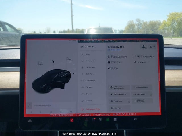 Продаж на аукціоні авто 2019 Tesla Model 3, vin: 5YJ3E1EA5KF323910, номер лоту: 12611085