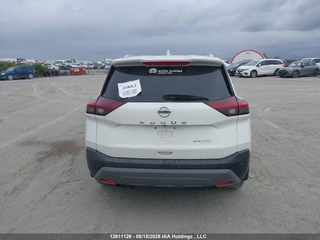 12611126 :رقم المزاد ، 5N1AT3BB7MC730998 vin ، 2021 Nissan Rogue Sv مزاد بيع