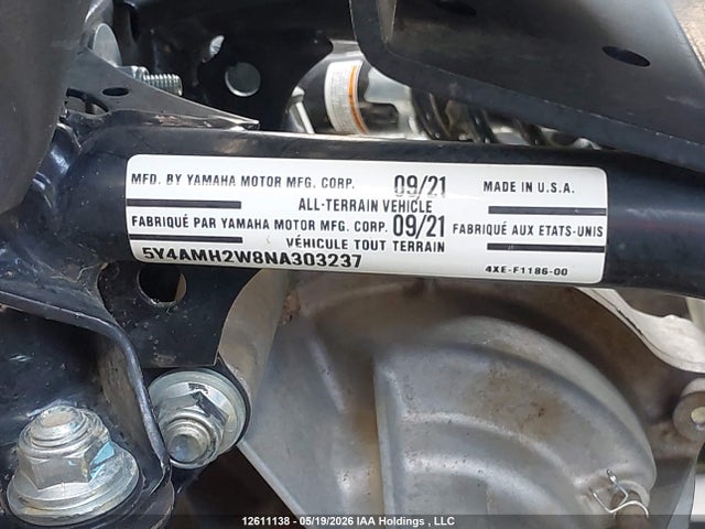 5Y4AMH2W8NA303237 Yamaha YFM700