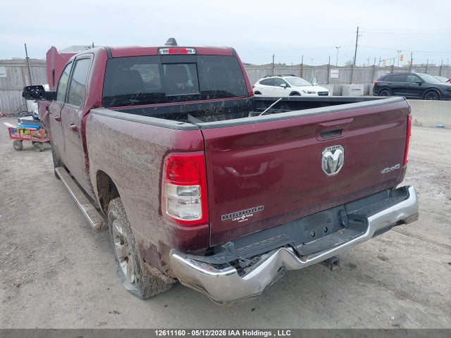 12611160 :رقم المزاد ، 1C6SRFFT0NN106968 vin ، 2022 Ram 1500 Big Horn/lone Star مزاد بيع