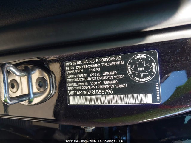 WP1AF2A52RLB55796 Porsche Macan Gts
