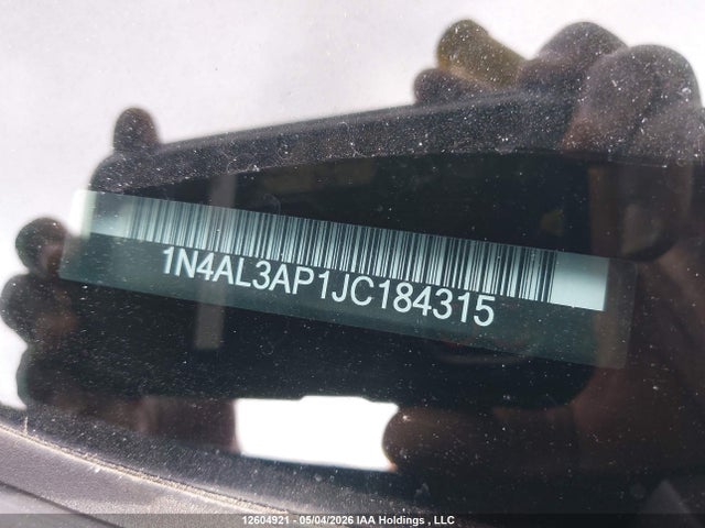 Продажа на аукционе авто 2018 Nissan Altima 2.5 S/2.5 Sl Tech/2.5 Sv, vin: 1N4AL3AP1JC184315, номер лота: 12604921