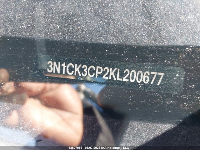 Aukcja sprzedaży 2019 Nissan Micra S/sr/sv, vin: 3N1CK3CP2KL200677, numer aukcji: 12607056