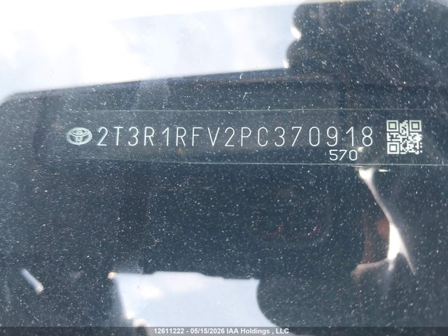 2T3R1RFV2PC370918 Toyota Rav4 Xle