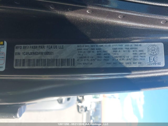Продаж на аукціоні авто 2024 Jeep Wrangler 4xe 4-door Willys, vin: 1C4RJXN63RW180501, номер лоту: 12611250