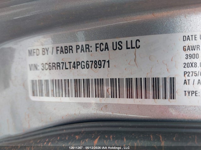 RAM 1500 Classic Slt 2023 3C6RR7LT4PG678971 Image 9