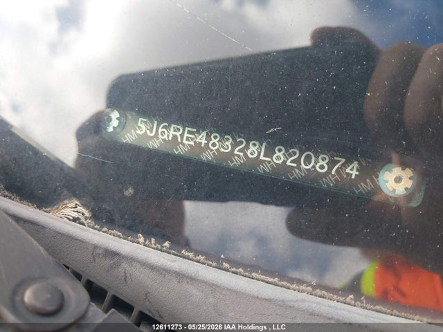 Продаж на аукціоні авто 2008 Honda Cr-v Lx, vin: 5J6RE48328L820874, номер лоту: 12611273
