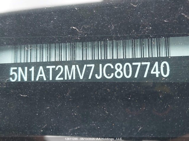 5N1AT2MV7JC807740 Nissan Rogue Midnight Edition/s/sl/sl W/propilot Assist/sv