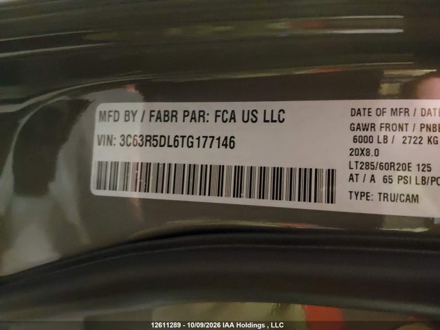 RAM 2500 Big Horn 2026 3C63R5DL6TG177146 Image 9