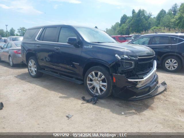 12611292 :رقم المزاد ، 1GNSKTKL7MR150241 vin ، 2021 Chevrolet Tahoe K1500 High Country مزاد بيع