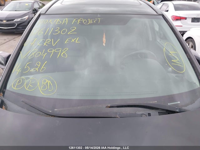 Aukcja sprzedaży 2007 Honda Cr-v Exl, vin: 5J6RE48747L804998, numer aukcji: 12611302