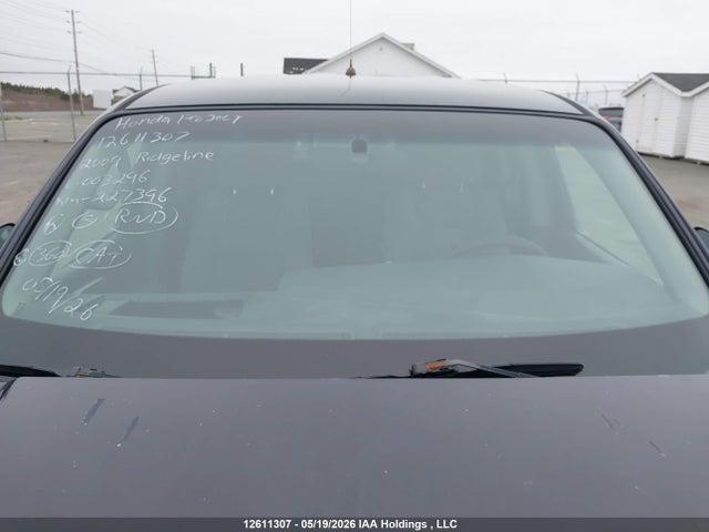 2009 Honda Ridgeline Rtl მანქანა იყიდება აუქციონზე, vin: 2HJYK16529H003296, აუქციონის ნომერი: 12611307
