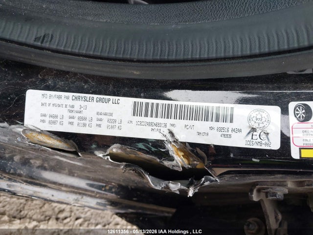 Продажа на аукционе авто 2013 Dodge Avenger Se, vin: 1C3CDZAB9DN693136, номер лота: 12611356