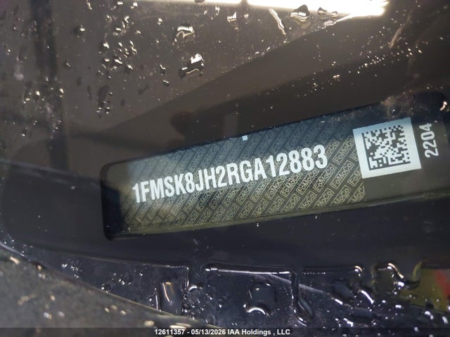 2024 Ford Explorer Timberline მანქანა იყიდება აუქციონზე, vin: 1FMSK8JH2RGA12883, აუქციონის ნომერი: 12611357
