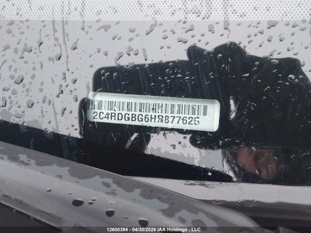 2C4RDGBG6HR877625 Dodge Grand Caravan Cvp/sxt