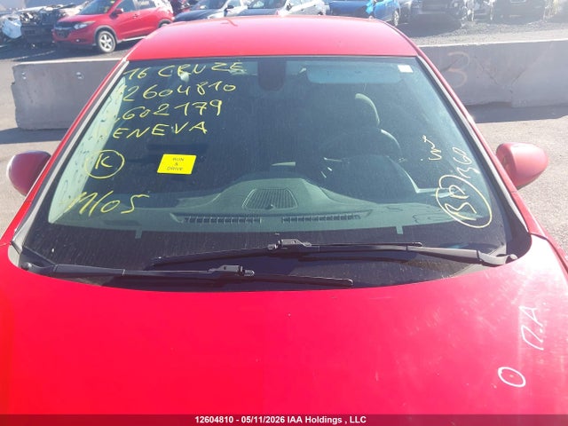 3G1BE5SM1GS602179 Chevrolet Cruze Lt Auto