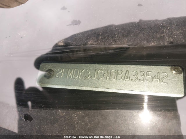 12611367 :رقم المزاد ، 2FMDK3JC4DBA33542 vin ، 2013 Ford Edge Sel مزاد بيع