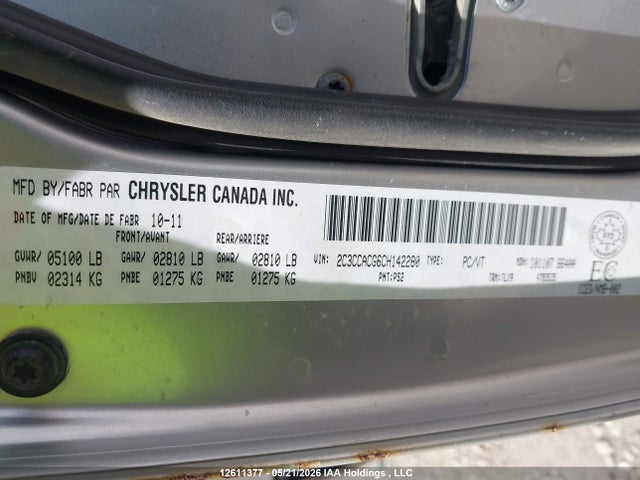 Продаж на аукціоні авто 2012 Chrysler 300 Limited, vin: 2C3CCACG6CH142280, номер лоту: 12611377