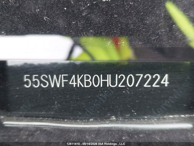 55SWF4KB0HU207224 Mercedes-Benz C 300 4matic